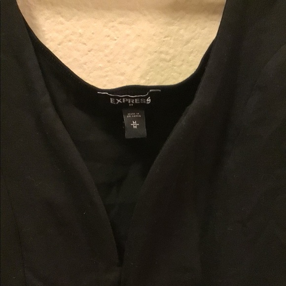 Black v-neck body suit - Picture 3 of 4